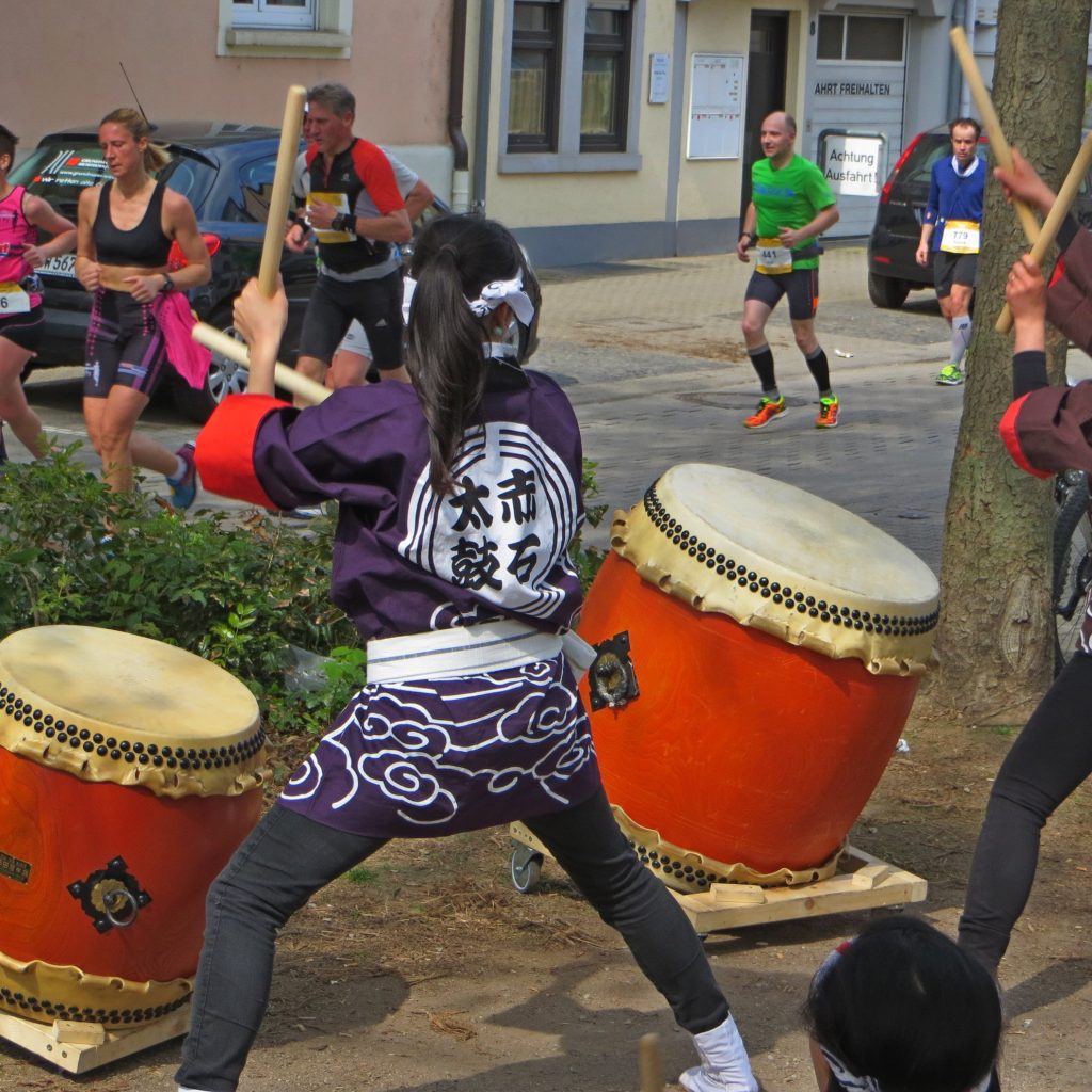 Taiko beim Freiburg Marathon