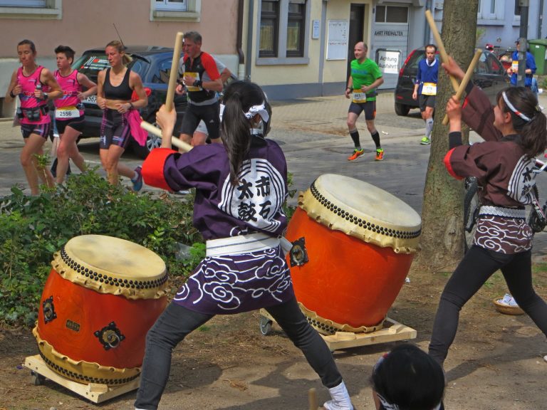Taiko beim Freiburg Marathon