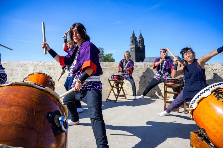 MDR Kamera-Team zu Gast bei Akaishi Daiko